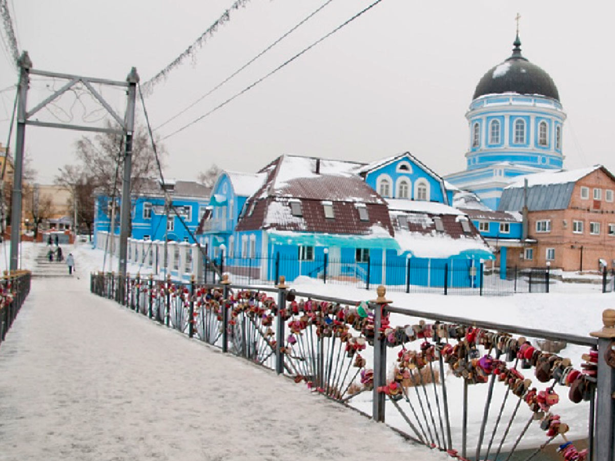 Мост влюбленных в Ногинске